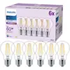 Image de Philips LED 9290018150 LED CEE E (A - G) E27 forme de poire 7 W = 60 W blanc neutre (Ø x H) 60 mm x 106 mm à filament 6 pc(s)