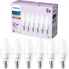 Image de Philips LED 9290035411 LED CEE F (A - G) E14 forme de flamme 4.9 W = 40 W blanc chaud (Ø x L) 35 mm x 106 mm 6 pc(s)
