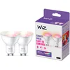 Image de WiZ, ampoule LED connectée Wi-Fi couleur GU10, équivalent 50W, 345 lumen, lot de 2, fonctionne avec Alexa, Google Assistant et Apple HomeKit