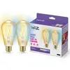 Image de WiZ ampoule LED connectée Wi-Fi nuances de blanc E27, format Edison, équivalent 50W, 640 lumen, lot de 2, fonctionne avec Alexa, Google Assistant et Apple HomeKit