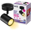 Image de WiZ Spot LED connecté Wi-Fi IMAGEO noir 1x5W, 2700-6500K, Nuances de Blanc, fonctionne avec Alexa, Google Assistant et Apple HomeKit