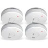 Image de ELRO Détecteur de fumée FS1801 conforme à la norme européenne EN14604-4 pièces, lot de 4