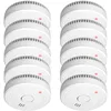 Image de 10-Pack ELRO FS1801 | Détecteur de fumée | Capteur 10 Ans | Conforme à la Norme européenne EN14604 | Blanc | 10 pièces