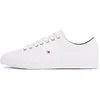 Image de Tommy Hilfiger Essential Leather Sneaker, Sneakers Basses Homme, Blanc (White 100) - Taille 42 EU