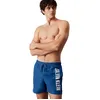 Image de Calvin Klein Short de Bain Homme Medium Drawstring avec Cordon de Serrage, Bleu (Patch of Blue), S