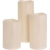 Image de Lot de 3 Bougies LED IP44 Ivoire