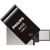 Image de Philips 2-in-1 OTG Édition Ultra Speed clé USB-C/USB 3.1 Double Lecteur Flash USB 64 Go pour PC,Ordinateur Portable, (Android) Smartphone, Tablette, Ultra Small, Vitesse de Lecture jusqu'à 180 Mo/s