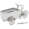 Image de Zilverstad - Tirelire Vélo Cargo Couleur Argent