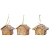 Image de No disponible Maison POLYRESINE 3 Maisons DE Conception Assorties 7CM, Multicolore, Unica