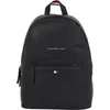 Image de Tommy Hilfiger Sac À Dos Homme Essential PU Backpack Bagage À Main, Noir (Black), Taille Unique