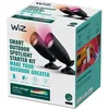 Image de WiZ, pack de 2 spots extérieurs Wi-Fi, couleur, IP67, fonctionne avec Alexa, Google Assistant et Apple HomeKit, noir, alimentation incluse