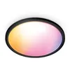 Image de WiZ plafonnier Wi-Fi couleur SuperSlim, 22W, noir, fonctionne avec Alexa, Google Assistant