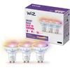 Image de WiZ Ampoule LED Connectée, Couleur, Spots GU10, équivalent 50W, avec détecteur de mouvement, Connexion Wi-Fi, Contrôle possible par la Voix, App, Alexa, Google Assistant et Apple HomeKit, Lot de 3