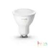 Image de Philips Hue White & Color Ambiance Ampoule LED GU10, 2200 K, 5,7 W, 8720169229815, PAR16