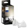 Image de Philips Hue Ampoule à LED 23023100 CEE: E (A - G) Philips Hue White - LED-Spot-Glühbirne - GU10 - 4.2 W (Entsprechung 50 W) GU10 blanc chaud
