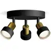 Image de Philips Conduit 8720169299955 Spot de plafond GU10 noir, or