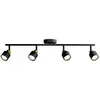 Image de Philips Niall 8720169300132 Spot de plafond GU10 noir, or