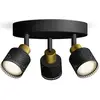 Image de Philips Niall 8720169300156 Spot de plafond GU10 noir, or
