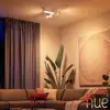 Image de Philips Hue White & Color Ambiance Centris Projecteur GU10 et LED à 4 sources lumineuses, en croix, 8720169318731,