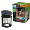 Image de Philips Geri Applique solaire murale UltraEfficient extérieur, Ampoule solaire remplaçable, Détecteur de mouvement, 2700K, Noir
