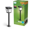 Image de Philips Nissa Borne Extérieure UltraEfficient avec Capteur, 3000 K, 250/25 lm, Noir