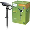 Image de Lampadaire dextérieur solaire Philips LED 929004632501 Ashlyn LED LED intégrée 1.4 W noir