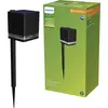 Image de Lampadaire dextérieur solaire Philips LED 929004658801 Virona LED LED intégrée 1.8 W noir