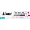 Image de SIGNAL   Professionnel Dentifrice Sensibilité Protection minérale Gencives   88% d’ingrédients d’origine naturelle - Tube 75ml (Lot de 2)