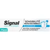 Image de SIGNAL   Professionnel Dentifrice Sensibilité Protection minérale Blancheur   88% d’ingrédients d’origine naturelle - Tube 75ml (Lot de 2)