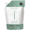 Image de Naïf Shampoing Soin Recharge Bébé & Enfant   Aux ingrédients naturels, vegan, sans SLES, microplastiques, silicones et parabènes   500 ml
