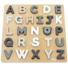 Image de Puzzle alphabet en bois Bois Coloré
