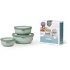 Image de Mepal - Ensemble de 3 Bols Multifonctions Cirqula Rond - Boîtes Conservation Alimentaire avec Couvercle - Convient pour le Réfrigérateur, Micro-ondes & Congélateur - 350, 750, 1250 ml - Nordic sage