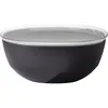 Image de Mepal - Saladier avec couvercle Silueta - Lavable au lave-vaisselle et résistant au micro-ondes - Plat de service - Plats à tapas - Vaisselle - 5000 ml - Nordic black