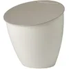 Image de Mepal - Poubelle de Cuisine Calypso - Petite Poubelle avec Couvercle - Récipient pour Déchets Résiduels - Idéal pour l'organisation de la Cuisine - Lavable au Lave-vaisselle - 2200 ml - Nordic white