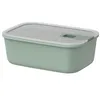 Image de Mepal - Boîte de conservation alimentaire EasyClip - Boîte de rangement avec couvercle et fermeture coulissante - Pour le micro-ondes, le four à vapeur et le congélateur - 1 l - Nordic sage