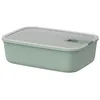 Image de Mepal - Boîte de conservation alimentaire EasyClip - Boîte de rangement avec couvercle et fermeture coulissante - Pour le micro-ondes, le four à vapeur et le congélateur - 1,5 l - Nordic sage