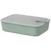 Image de Mepal - Boîte de conservation alimentaire EasyClip - Boîte de rangement avec couvercle et fermeture coulissante - Pour le micro-ondes, le four à vapeur et le congélateur - 2,25 l - Nordic sage