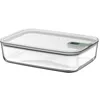Image de Mepal - Boîte de conservation alimentaire en verre EasyClip - Boîte de rangement en verre avec couvercle et fermeture coulissante - Convient pour le micro-ondes, le four et le congélateur - 2,25 l