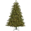 Image de Black Box Trees Cottage Sapin de Noël Artificiel avec éclairage LED - H185xØ137cm - Vert