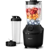 Image de Philips HR2041/41 Mixeur, Série 3000, 1,9 L, 450 W, Noir, Avec gourde