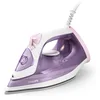 Image de Philips fer à repasser Série 3000 - Puissance Fer à Vapeur 2000W, Effet Pressing 140 g, Débit Vapeur Continue 30 g/min, Semelle en Céramique Anti-Rayures, Réservoir 300ml, Mauve/blanc (DST3010/30)