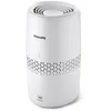 Image de Humidificateur par Evaporation Philips Série 2000, Humidification, 99% Moins de Bactéries, Réservoir d'Eau de 2L, 190 ml/h, pour Pièces jusqu'à 31 m², Ultra Silencieux (32 dB), Blanc (HU2510/10)