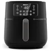 Image de PHILIPS Air Fryer Série 5000 7.2L - Connecté - 16 fonctions de cuisson, format XXL de 7,2L/1,4kg, technologie RapidAir, -90% de matières grasses, écran tactile, facile à nettoyer, noir (HD9285/90)