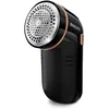 Image de Philips Rasoir Anti Bouloche - Élimination Rapide des Peluches, rase bouloche de 8800 TR/Min, 3 Lames, pour Tous Tissus, bac Facile à Nettoyer, 2 Piles AA, Design Compact, Noir (GC026/80)