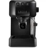Image de GAGGIA EG2109 BLACK Machine manuelle à café expresso, café moulu ou gaufres, 100% conçue et fabriquée en Italie, système POD pour expressi crémeux avec dosettes, pré-perfusion automatique, 15 bar