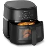 Image de Philips Airfryer Série 2000 - Air Fryer 6.2L, 13 modes de cuisson, technologie RapidAir, jusqu'à 90% de matières grasses en moins, fenêtre de cuisson, écran tactile, Noir (NA230/00)