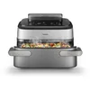 Image de Philips Airfryer Série 5000 Panier Flexible avec Séparateur Amovible - Air fryer 9,5L dans le Megabasket ou 3+6L en Double Panier, 28 modes de cuisson, Vapeur, RapidAir +, Auto SteamClean (NA565/00)