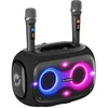 Image de N-Gear NRG 600 Enceinte de fête Portable 8", 100 W RMS, 300 W crête, Bluetooth, lumières LED, Batterie Rechargeable, Micro sans Fil, USB, AUX, télécommande