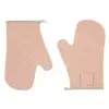 Image de Paire de gants de cuisine en coton recyclé saumon Witloft