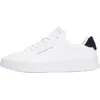 Image de Tommy Hilfiger Men Sneakers TH Court Core ESS LEATHERFM0FM05367 White (White/Navy Blue), 9